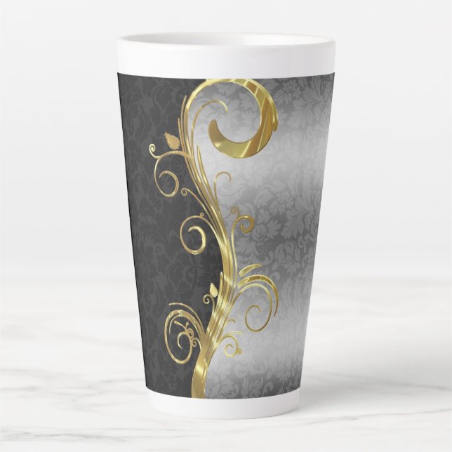 Damask & Swirl Milchtasse (Vorderseite)