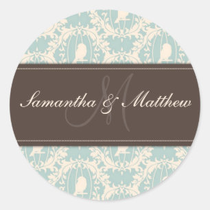 Damask Tweete Aufkleber