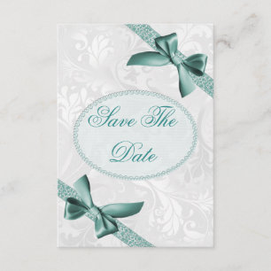 Damask und Bows 75. Geburtstag Save the Date