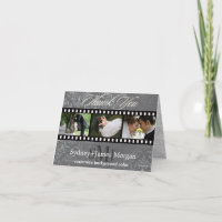 Damask Vielen Dank Karten, diy Hintergrundfarbe!
