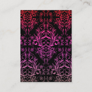 Damask Wildflowers, MITTERNACHTS MASKERADE Visitenkarte