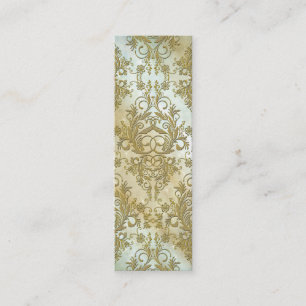 Damask Wildflowers, MORGENSTERNE Mini Visitenkarte
