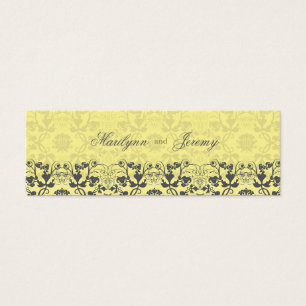 Damask Wirbel Lace Butter Danke, dass Sie das Gesc