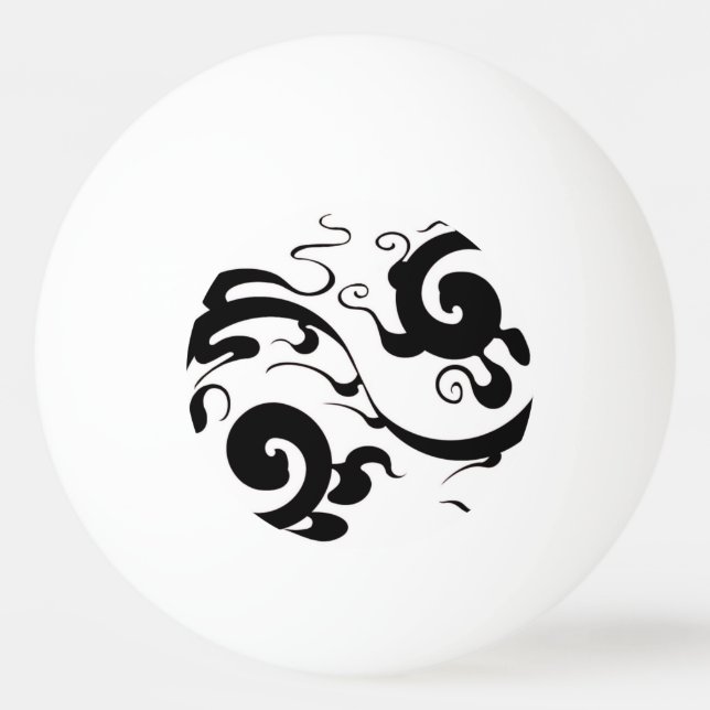 Damasks Ping Pong Ball Tischtennisball (Vorderseite)