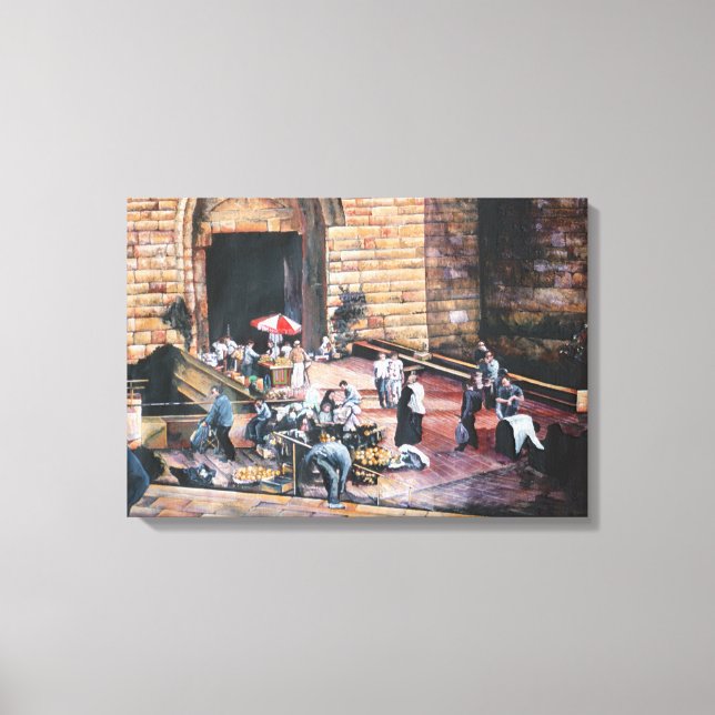 Damaskus Golden Gate, Altes Jerusalem Leinwanddruck (Vorderseite)