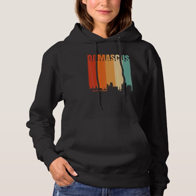 Damaskus-Skyline Hoodie (Vorderseite)