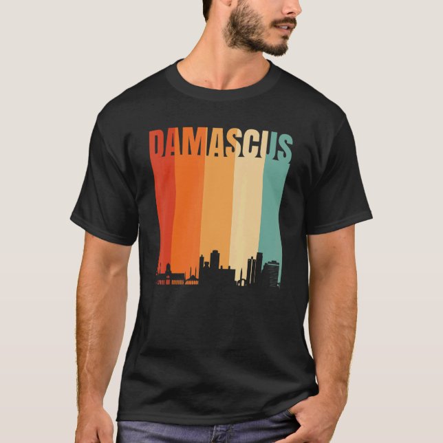 Damaskus-Skyline T-Shirt (Vorderseite)