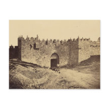 Damaskustor, Jerusalem Foto von 1857