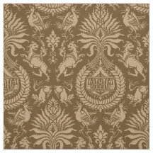 Damast aus dem 12. Jahrhundert mit Tieren