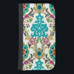 Damast-Blumenmuster-Pflaumen-Türkis Samsung S4 Geldbeutel Hülle<br><div class="desc">Türkis-,  Pflaumen-,  Grüne und Lilablumenmuster treffen sich auf einem weißen Hintergrund,  um diesen Damastdruck Junis Heidekraut Vess zum Leben zu holen. Arbeiten als Geschenk für selbst,  einen Freund oder ein Familienmitglied.</div>