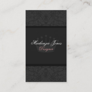 Damast-Chic-Visitenkarte des Mackenzies #4 Visitenkarte