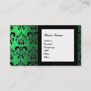 DAMAST-EDELSTEIN-MONOGRAMM, 2 Topase, violett Visitenkarte