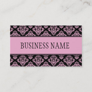 Damast-elegantes berufliches stilvolles mit visitenkarte