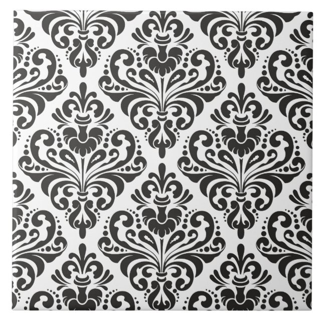 Damast Fliese (Vorderseite)