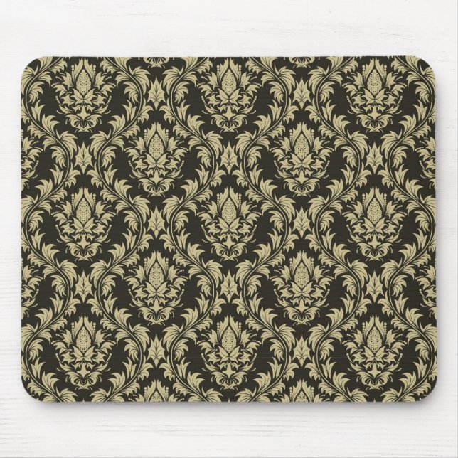 Damast-Hintergrund Mousepad (Vorne)
