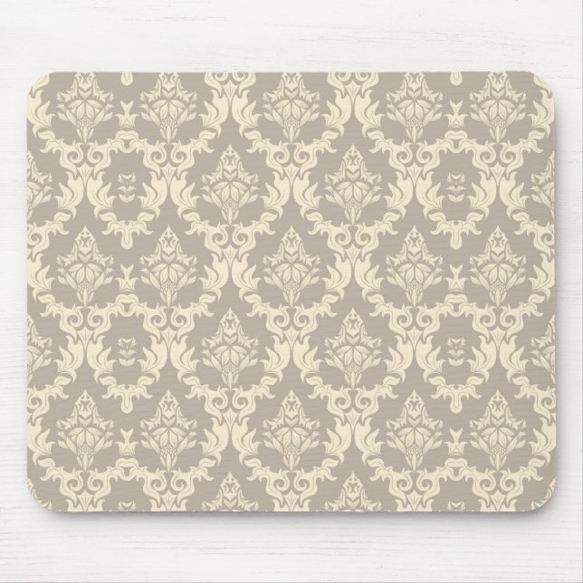 Damast-Hintergrund Mousepad (Vorne)