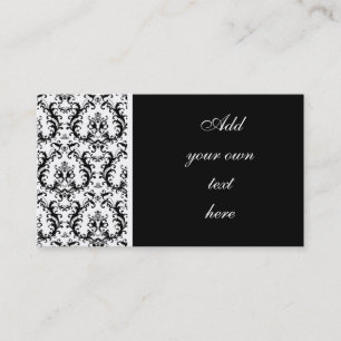 Damast-Hochzeits-Planer-Visitenkarten Visitenkarte
