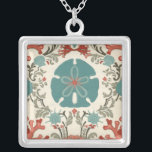 Damast II Versilberte Kette<br><div class="desc">Meeresleben</div>