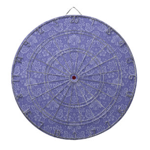 Damast in Blau Dartscheibe