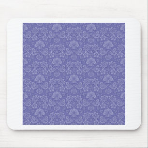 Damast in Blau Mousepad