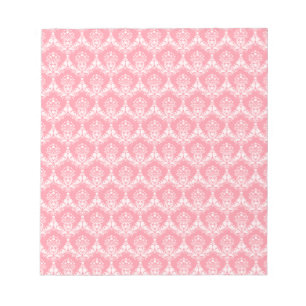 Damast in Rosa Notizblock
