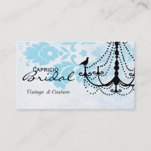 Damast-Leuchter-Visitenkarte Visitenkarte