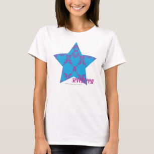 Damast Lila-Aqua 2 T-Shirt