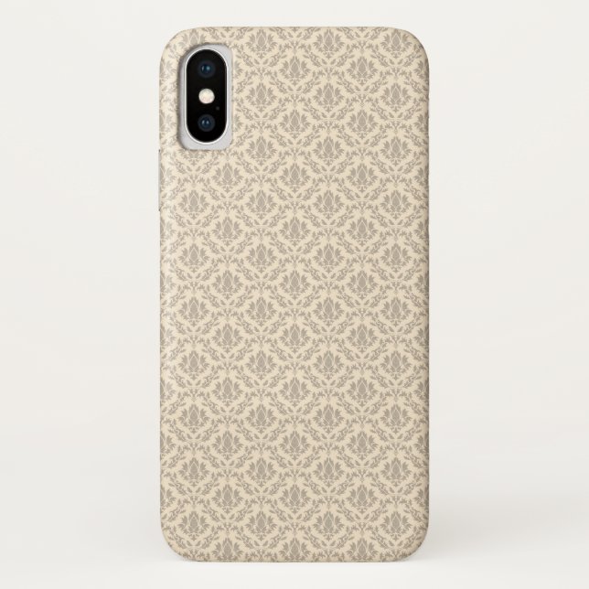 Damast-Muster 3 Case-Mate iPhone Hülle (Rückseite)