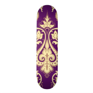 Damast-Muster 4 Skateboard