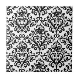 Damast-Muster Fliese