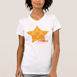 Damast orangegelbe 3 T-Shirt