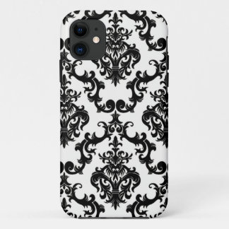 Damast Schwarzweiss-iPhone 5 Kasten Case-Mate iPhone Hülle