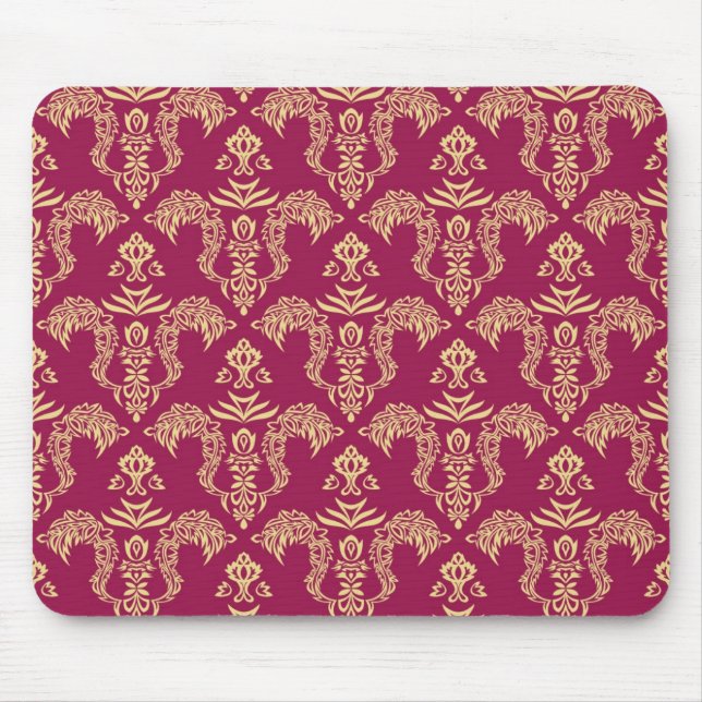Damast Tapete 4 Mousepad (Vorne)