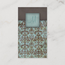 Damast-Visitenkarte-Innenarchitektur 5 Visitenkarte