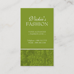 Damast-Visitenkarten Visitenkarte