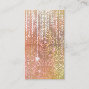 Damast-Wildblumen, gnädige Frau Valeska in der Visitenkarte