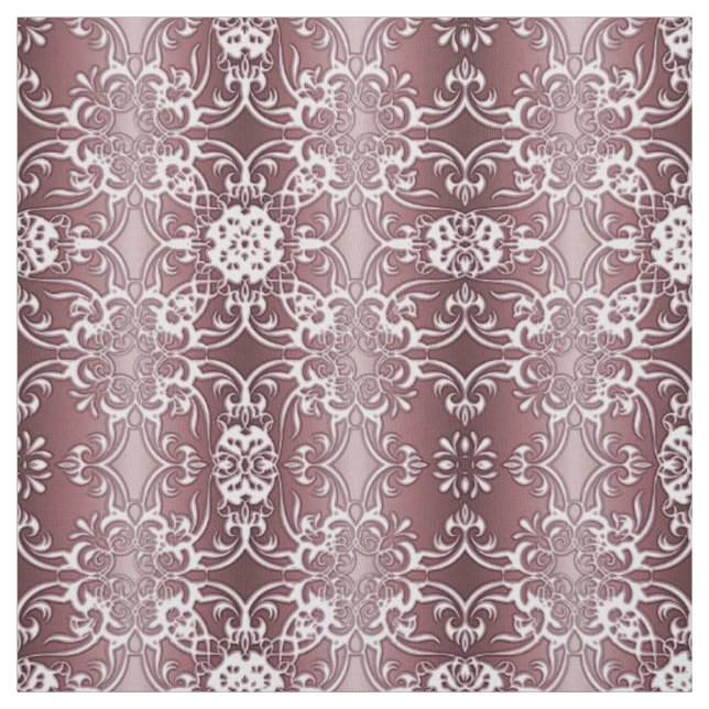 Damastblumenmuster Stoff (Muster)