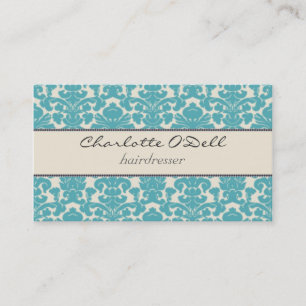 Damastdruck Visitenkarte
