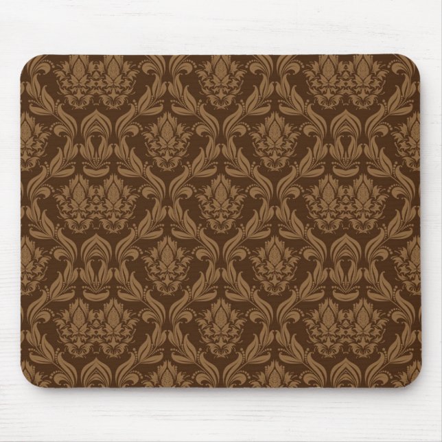 Damasthintergrund 2 mousepad (Vorne)