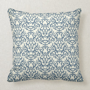 Damastmuster auf Steigungshintergrund 2 Kissen