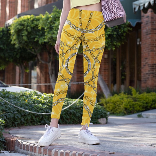 Damastmuster mit Kette Leggings (Von Creator hochgeladen)