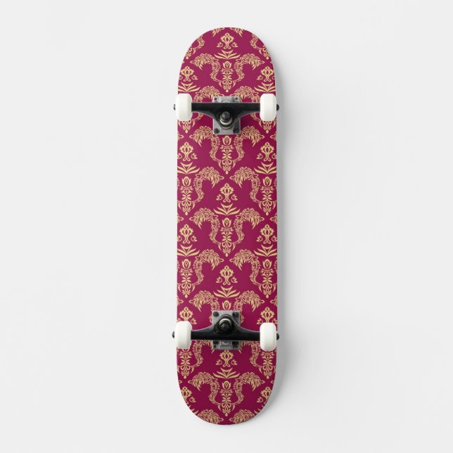 Damasttapete 4 skateboard (Vorderseite)