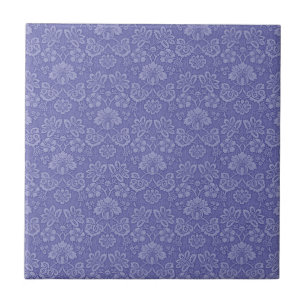 Damaszener in Blau Fliese