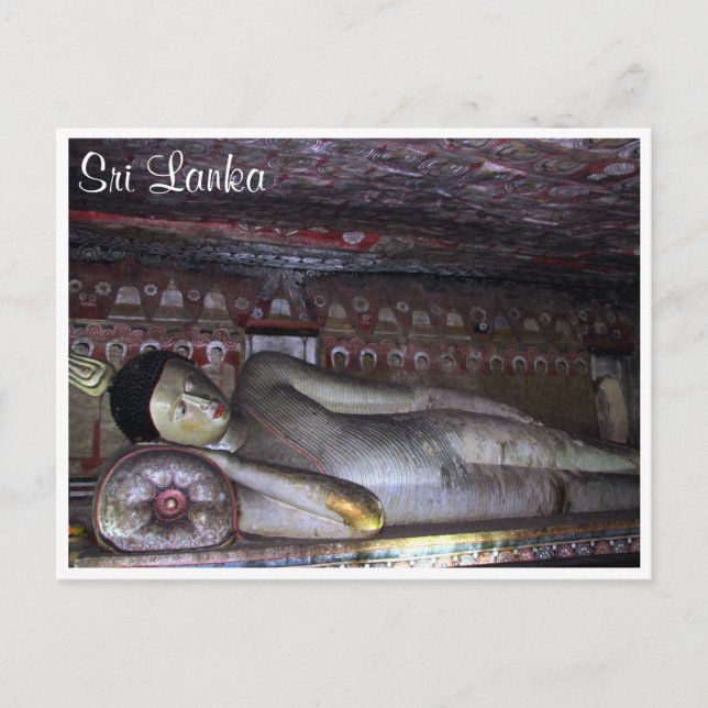 Dambula Höhlenbuddha Postkarte (Vorderseite)