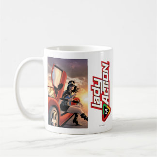 Dame Action Mug - Grafik Pauls Gulacy Tasse