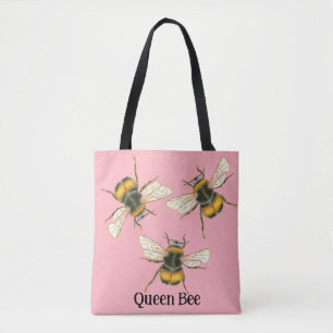 Dame Bee Bumblee Bee Customizable Illustration