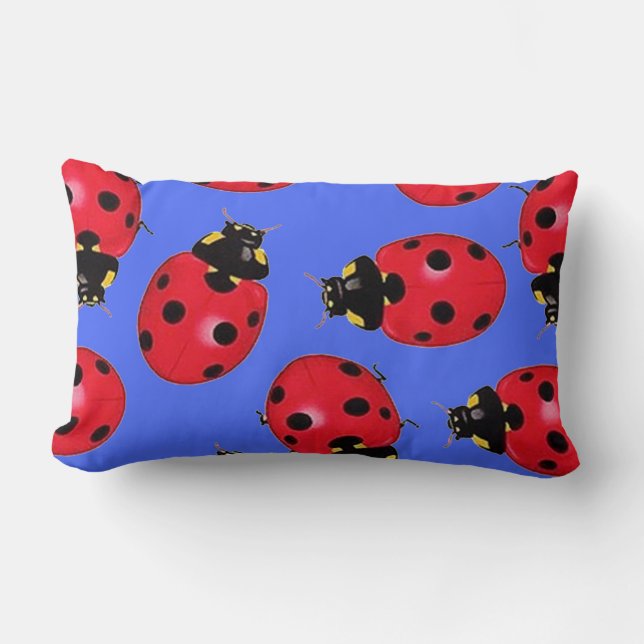 Dame Bug Pillow Lendenkissen (Vorderseite)