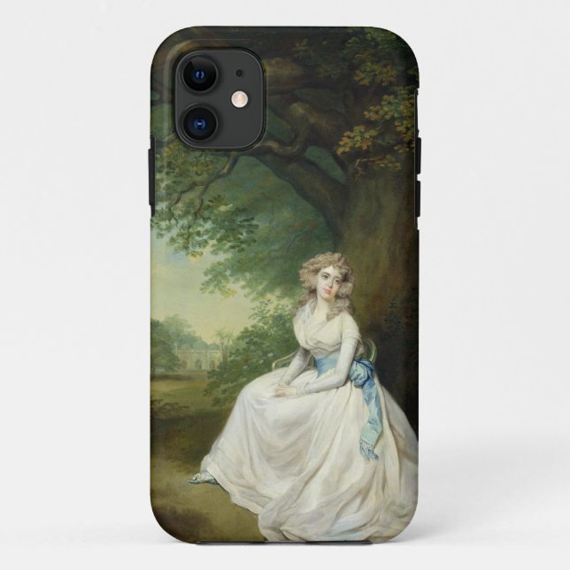 Dame Chambers, c.1789 (Öl auf Leinwand) Case-Mate iPhone Hülle (Rückseite)
