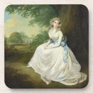 Dame Chambers, c.1789 (Öl auf Leinwand) Getränkeuntersetzer