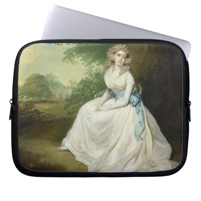 Dame Chambers, c.1789 (Öl auf Leinwand) Laptopschutzhülle (Vorderseite)